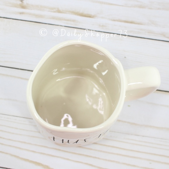 Rae Dunn "Hustle" Ceramic Coffee Mug - Picture 4 of 5